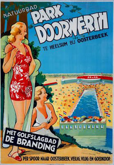 doorwerth poster natuurbad